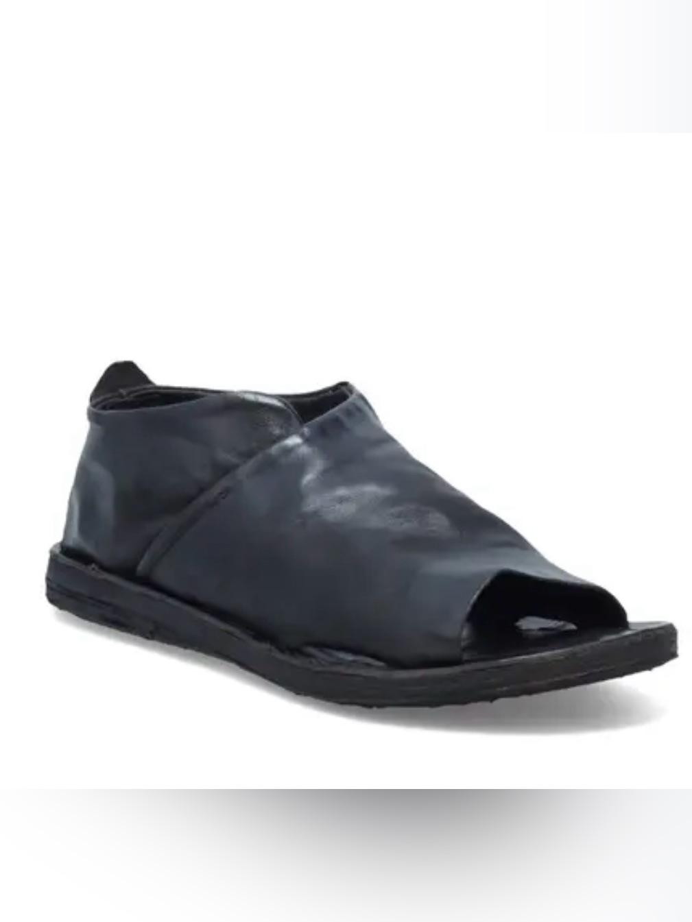 A.S.98 Women’s Black Leather Reiley Sandal Size: 37